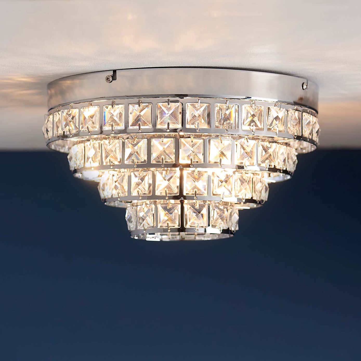 Vogue Motown 4 Light Flush Ceiling Fitting