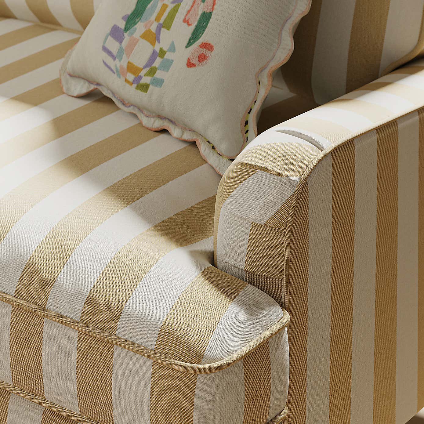 Woven Stripe Fabric Sample