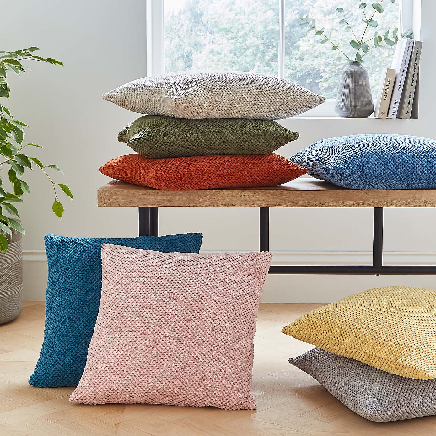 Chenille Spot Cushion Cover