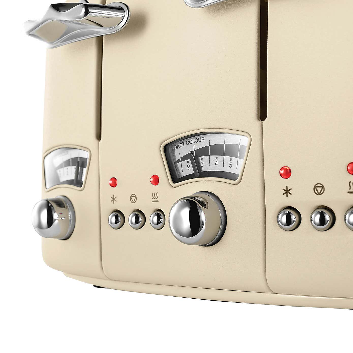 Delonghi 4 Slice Argento Toaster
