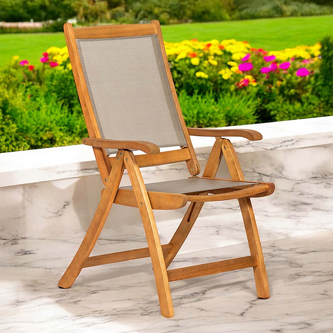 A.Mir Reclining Folding High Back Armchair