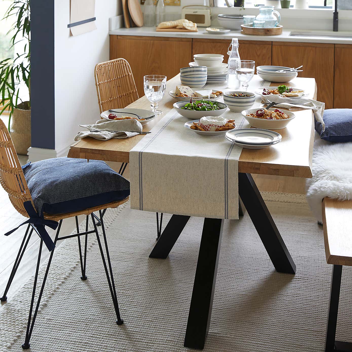 Pax Pair of Rattan Dining Chairs