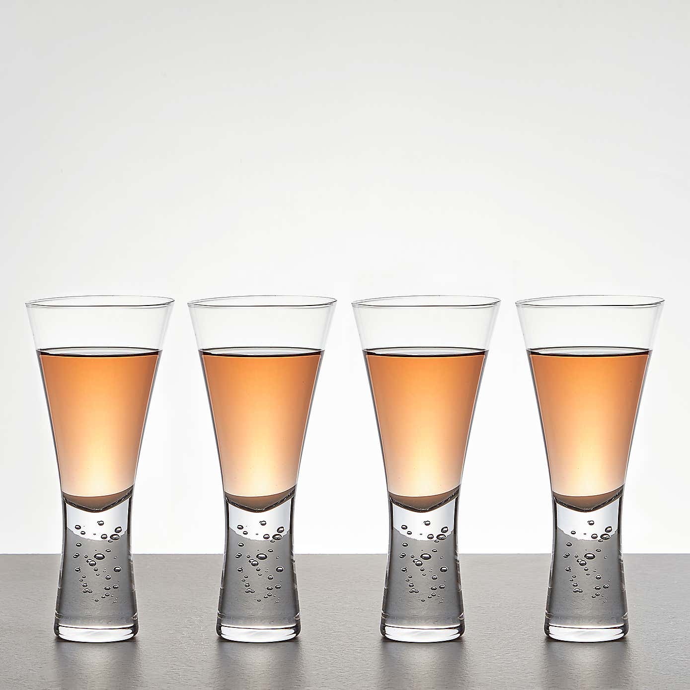 Set of 4 Hotel Bubble Wine Glasses