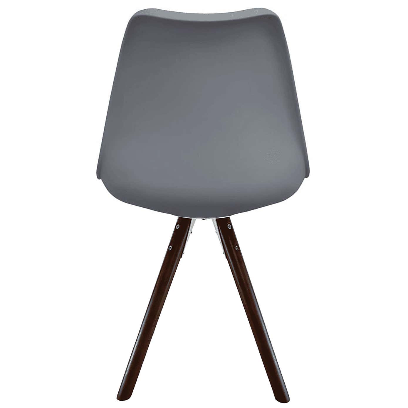 Fusion Living Soho Plastic Dining Chair with Pyramid Legs