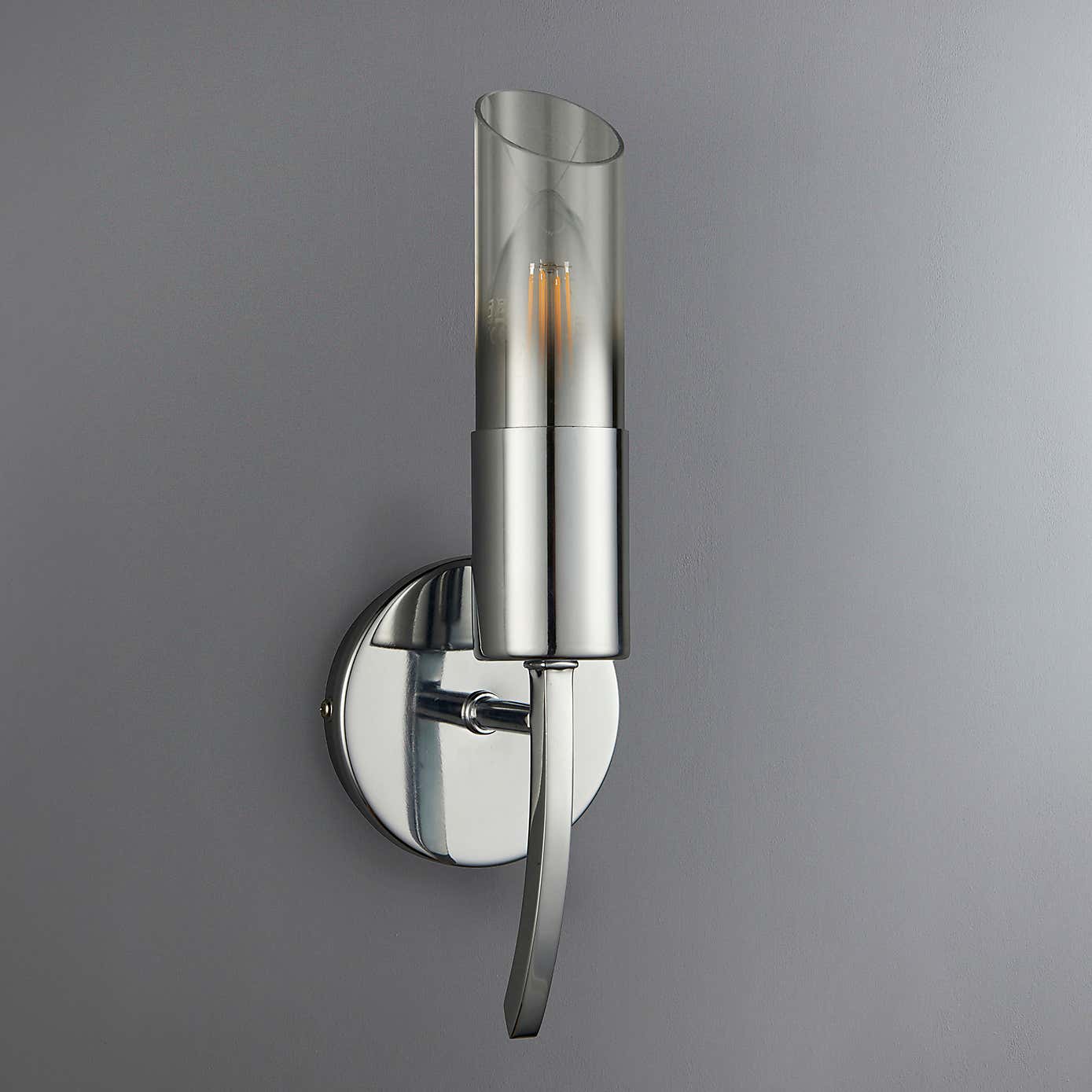 Corvus Chrome Wall Light