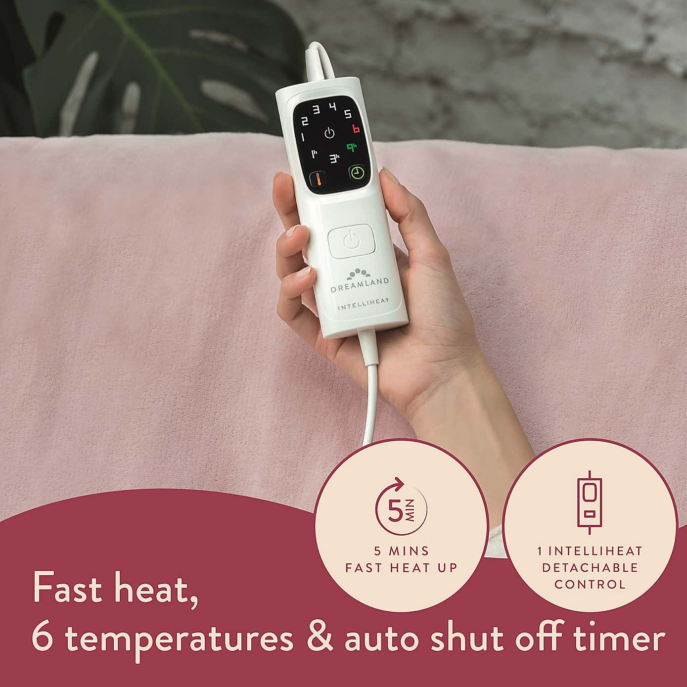 Dreamland IntelliHeat Throw