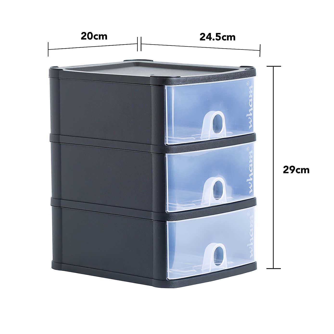 Wham Handy 3 Drawer Storage Tower Unit