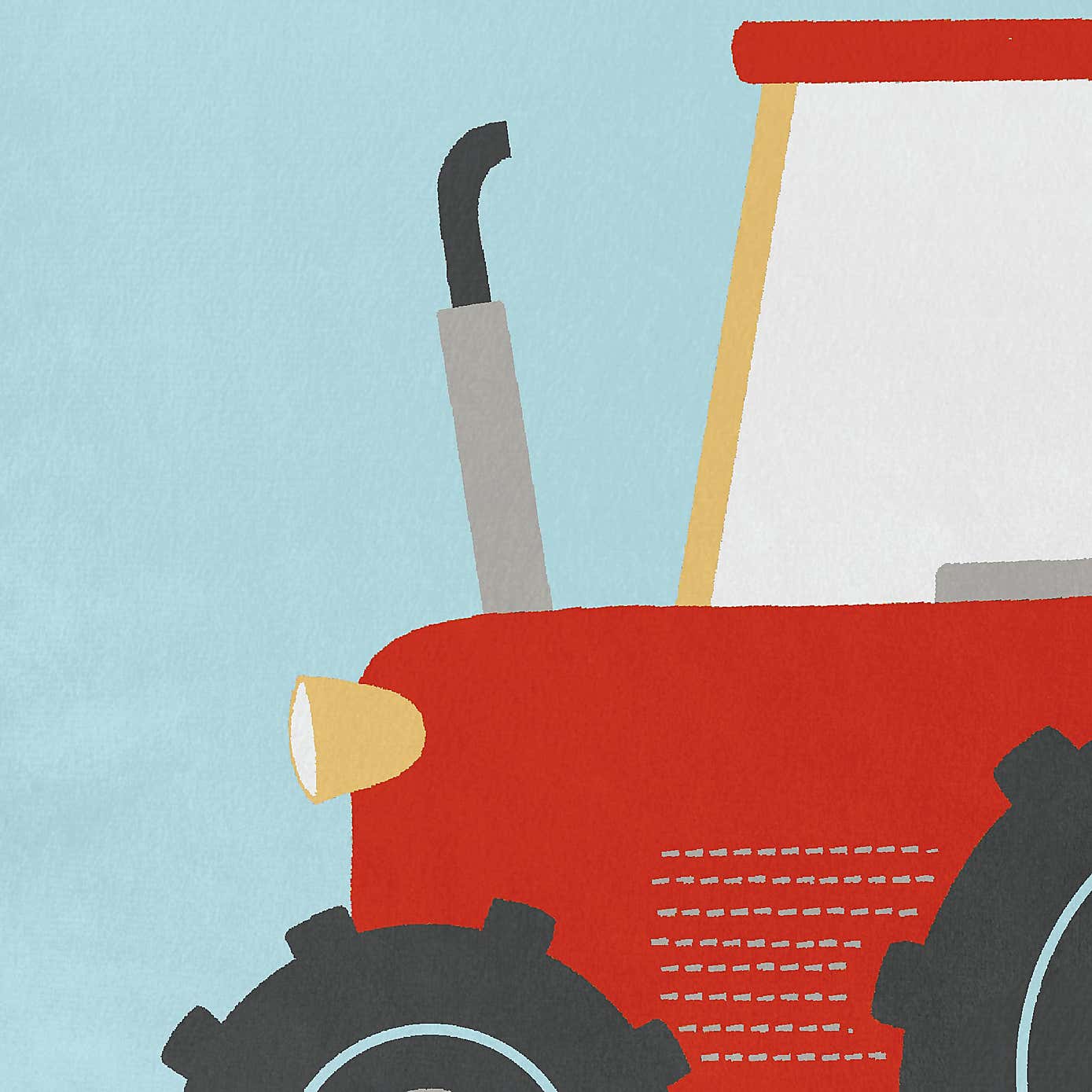 Farmyard Friends Blue Cushion 43cm x 43cm