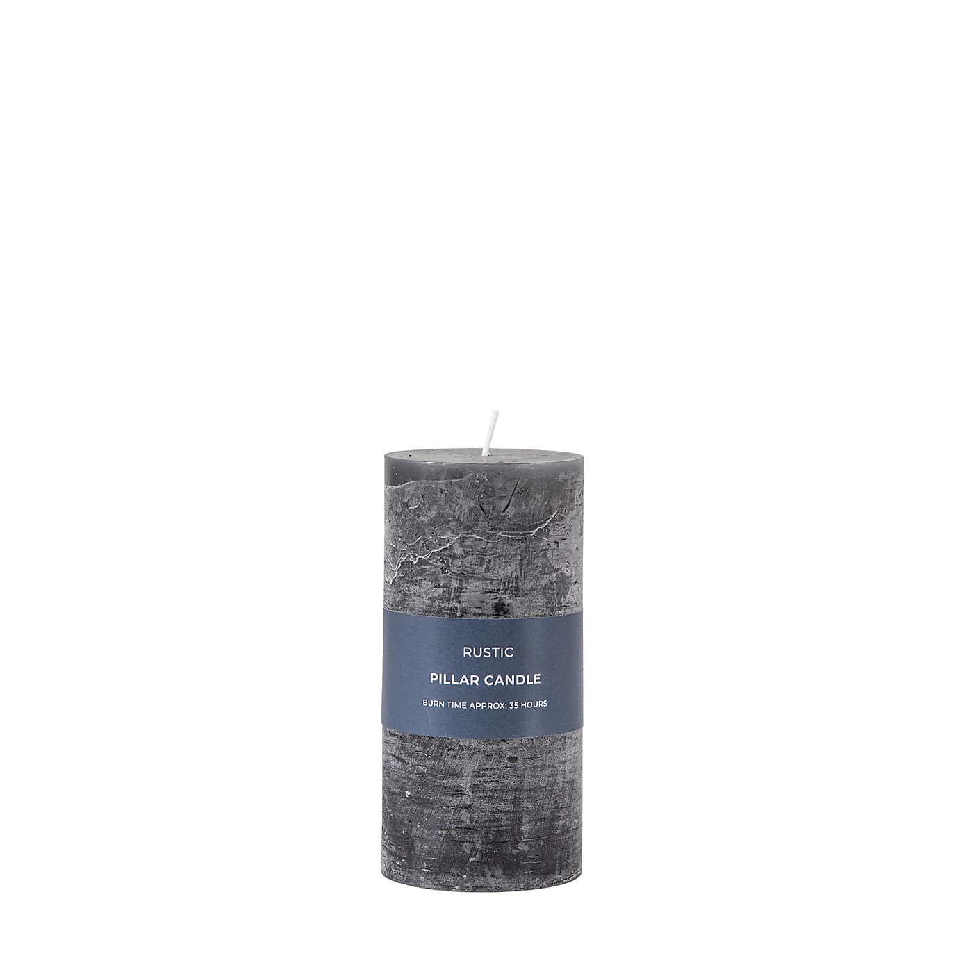 Rustic Pillar Candle