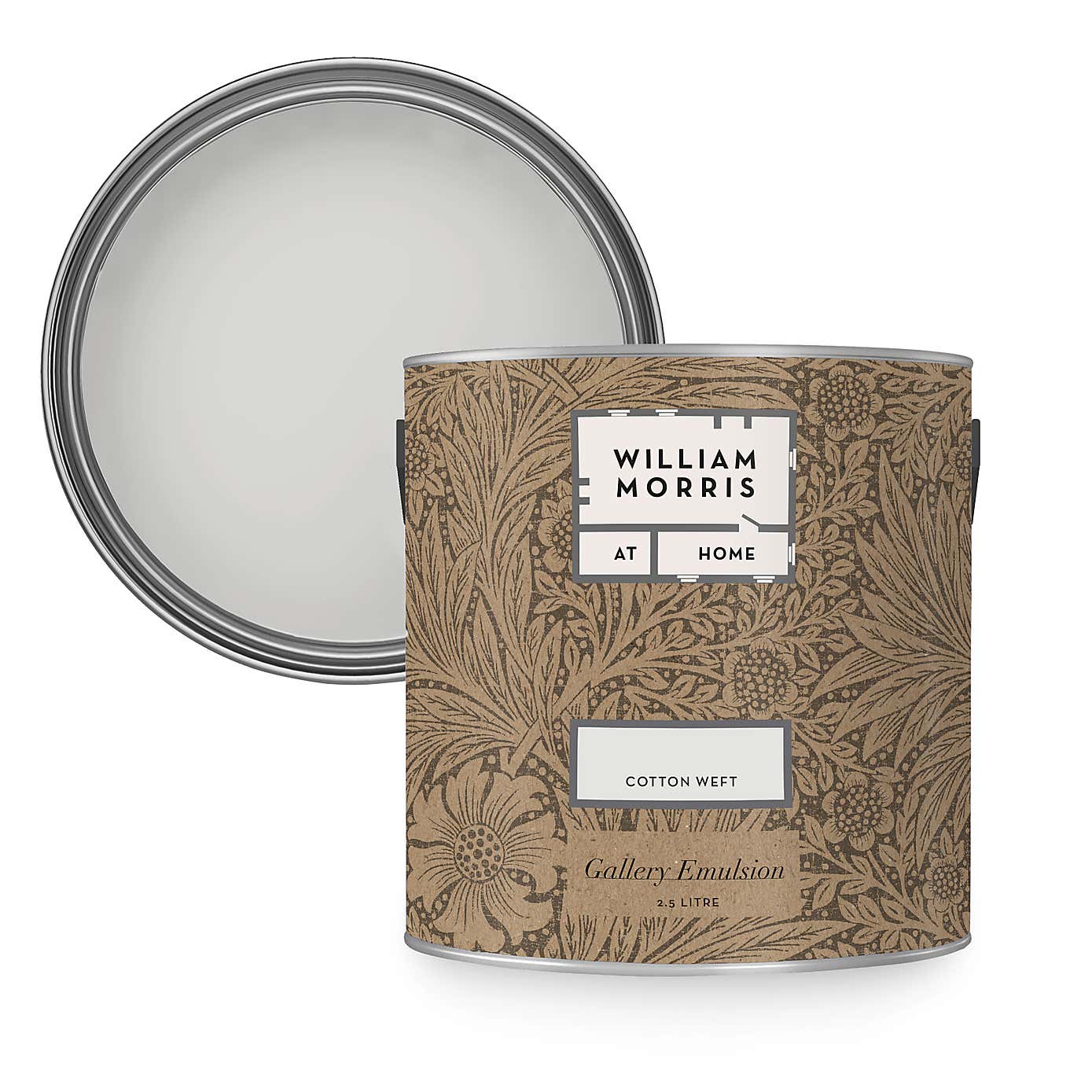 William Morris At Home Cotton Weft Gallery Emulsion Paint