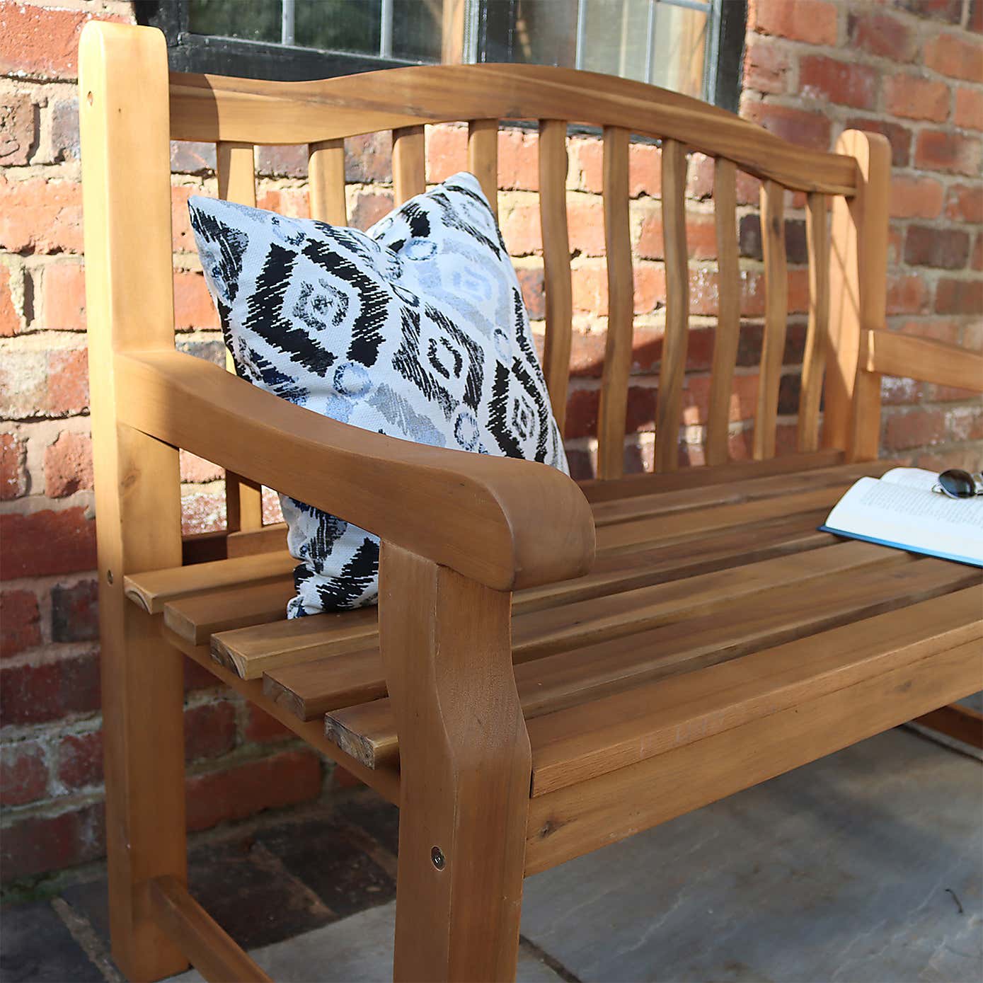 A.Mir Lytham Outdoor 2 Seater Dining Bench