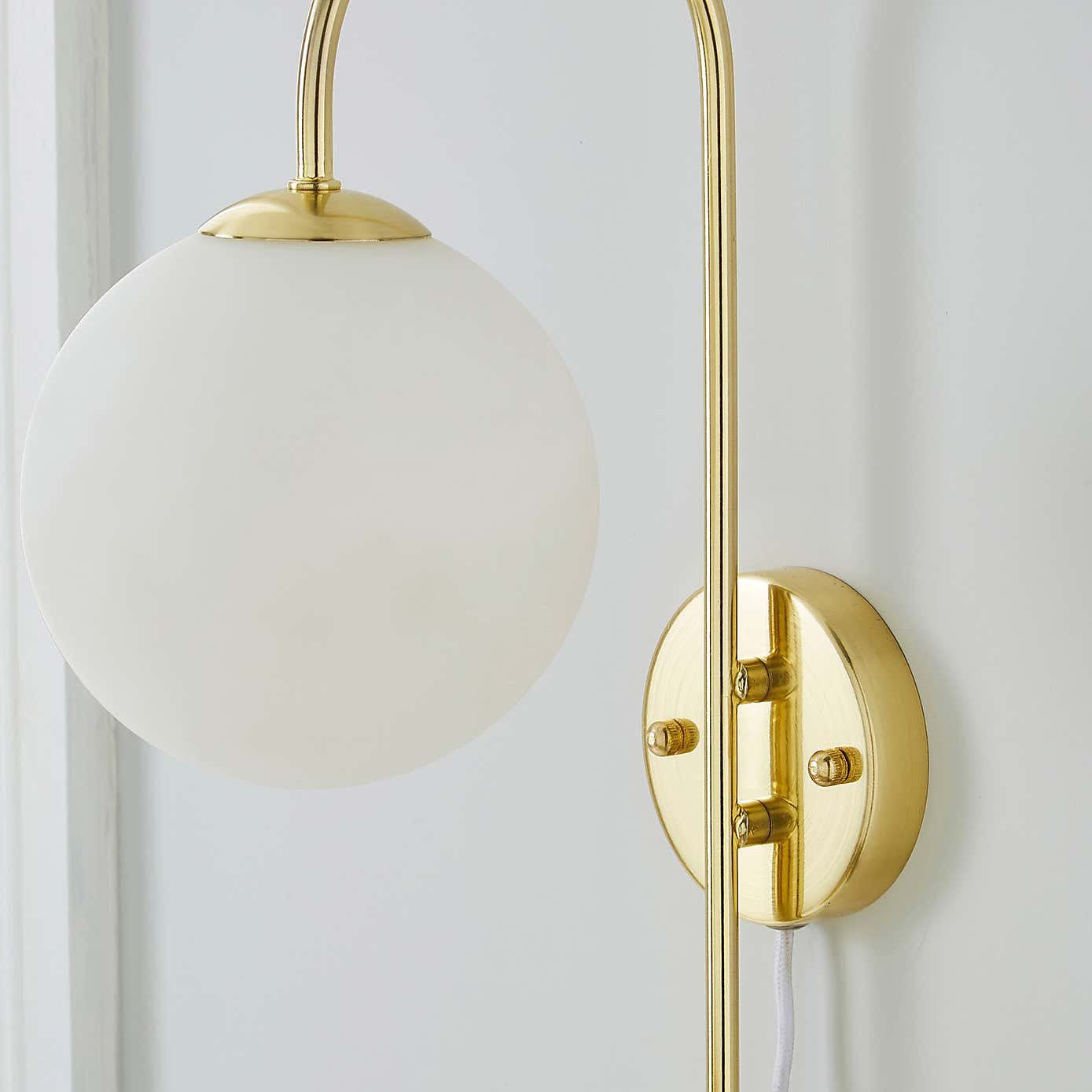 Gigi Easy Fit Plug In Wall Light with Shelf