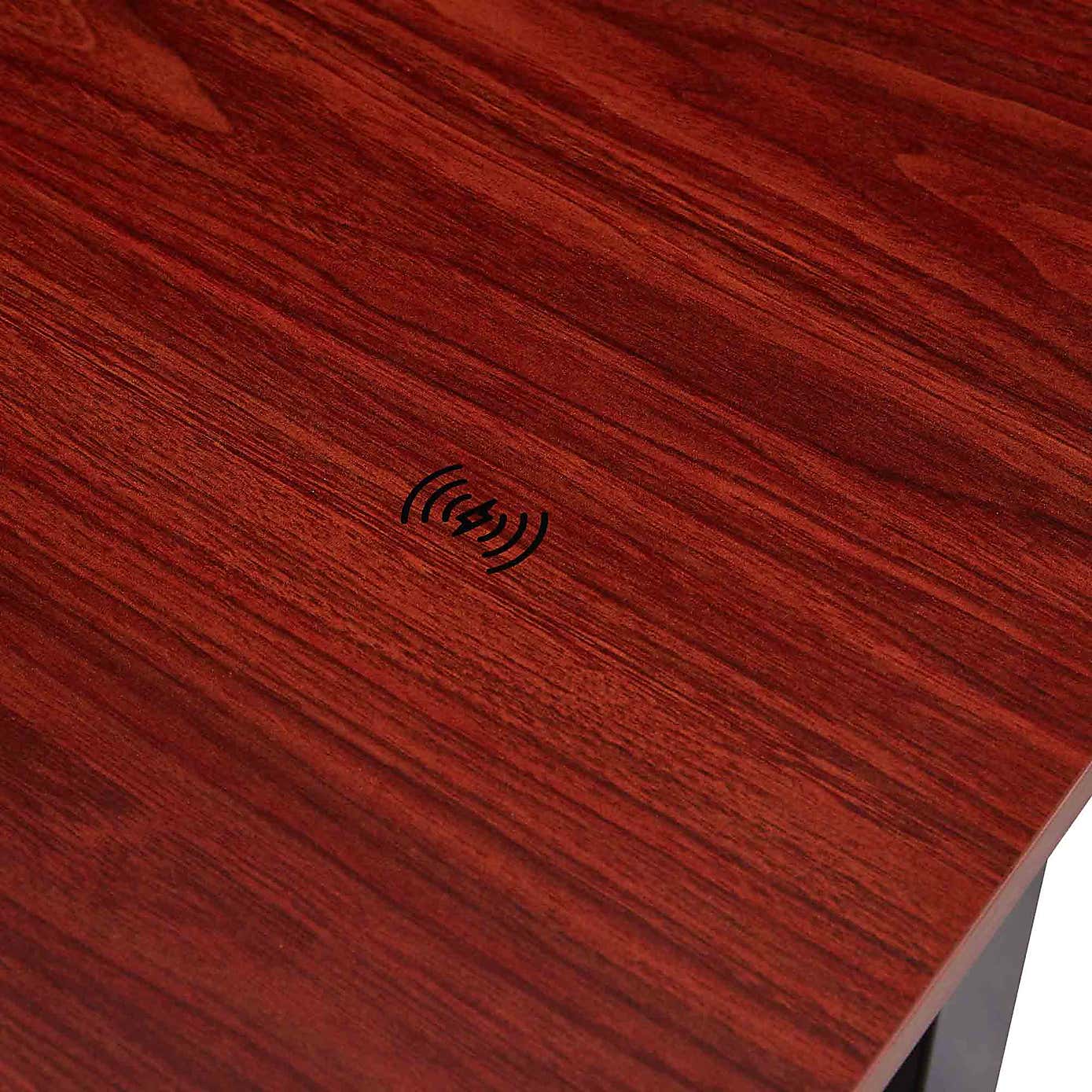Apollo Black and Walnut Effect Smart Desk