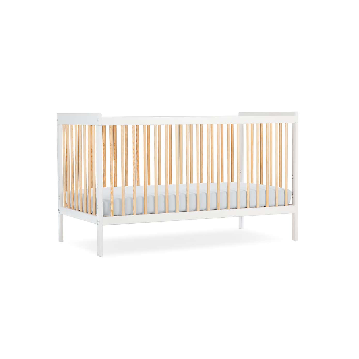 CuddleCo Nola Cot Bed, Painted Pine