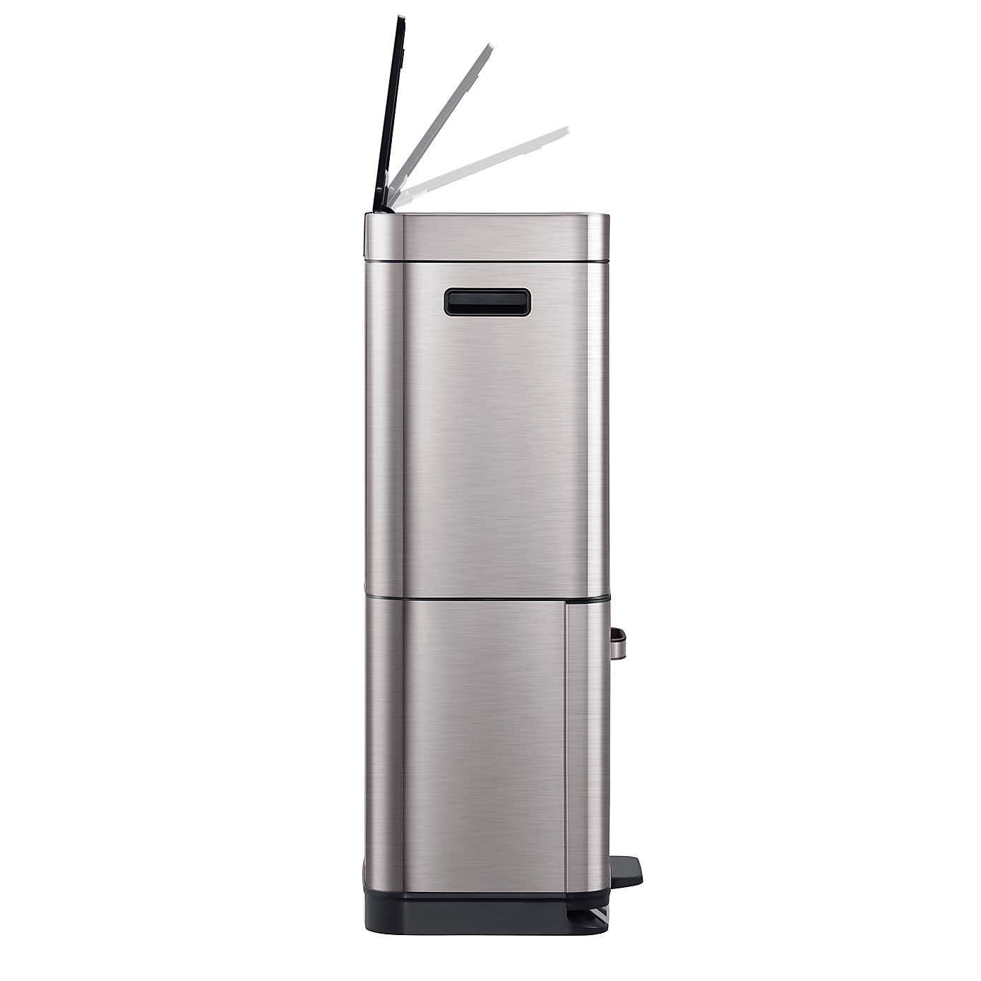 EKO Himalaya 35/25 Litre Stainless Steel Recycling Bin