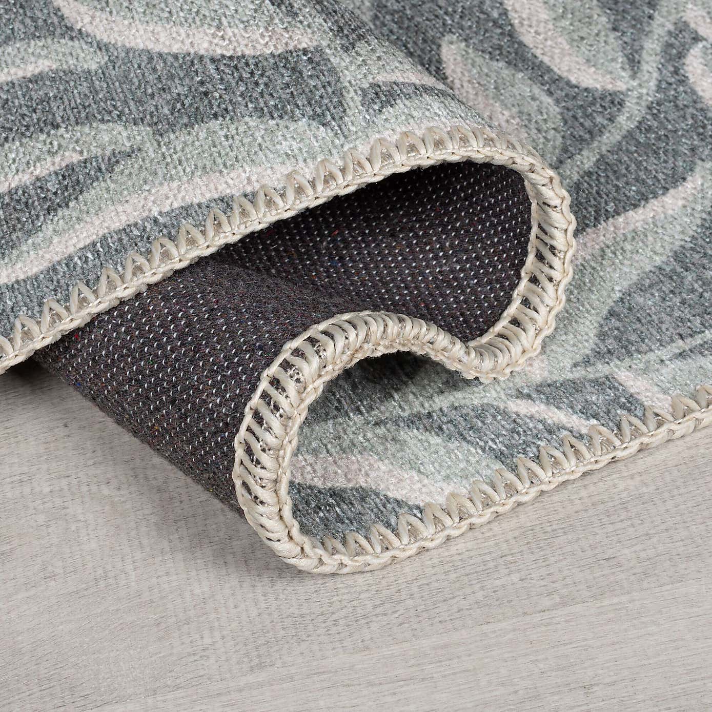 Wallace Leaves Washable Rug