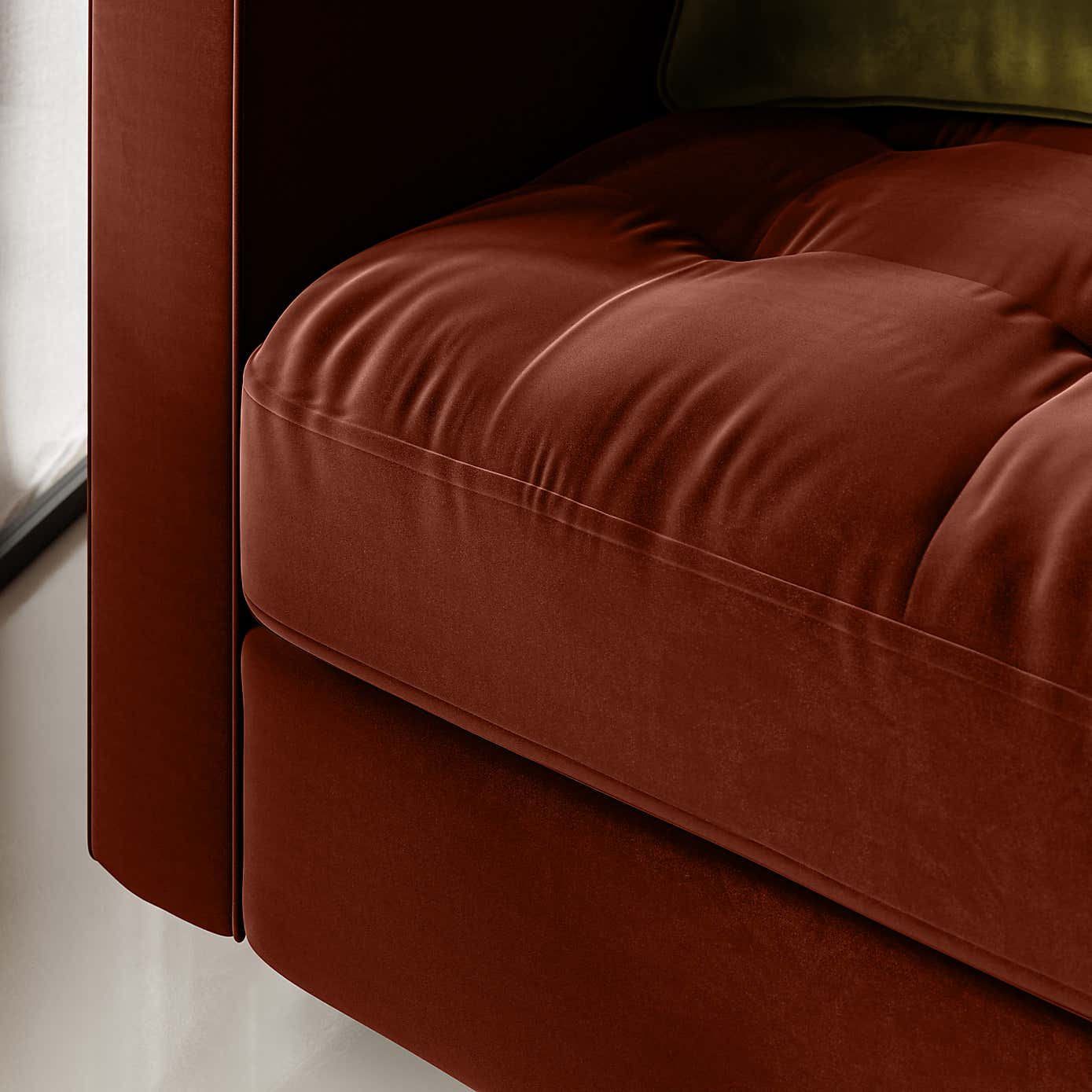 Zoe Velvet Swivel Chair