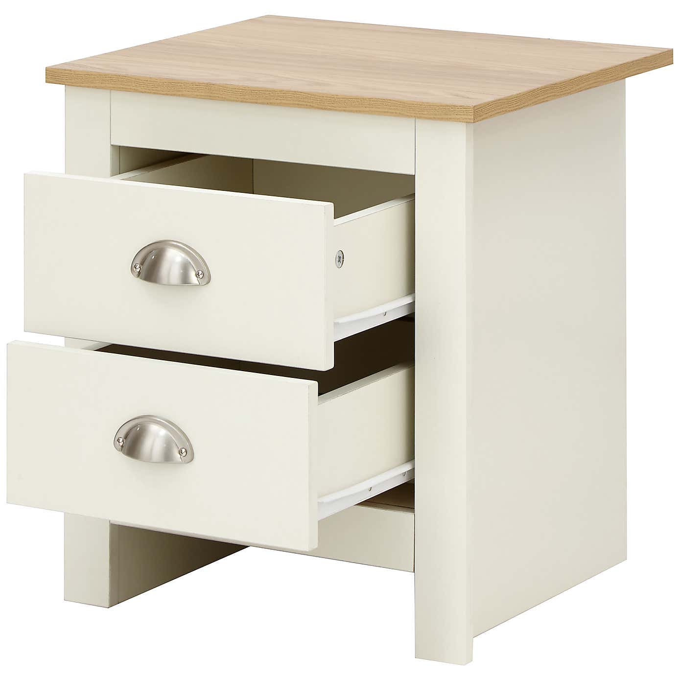Lancaster 2 Drawer Bedside Table