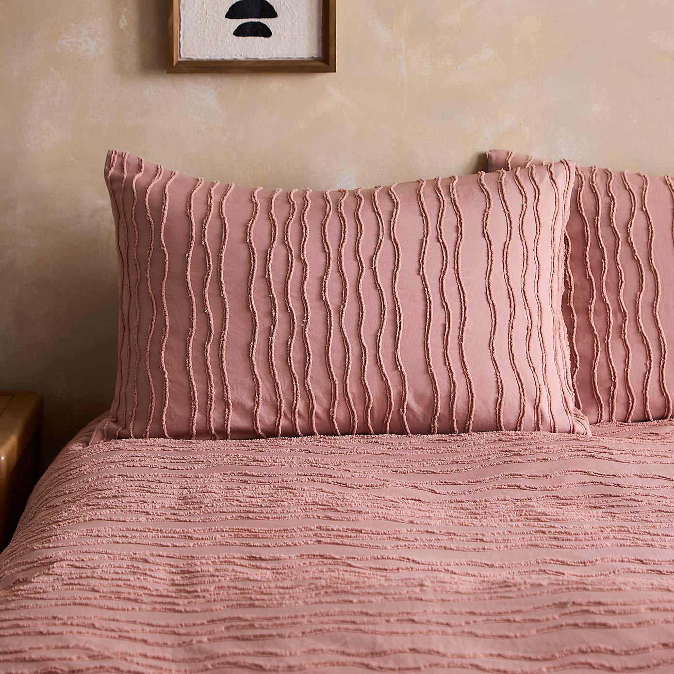 Alton Tufted Stripe Quilt Cover Set