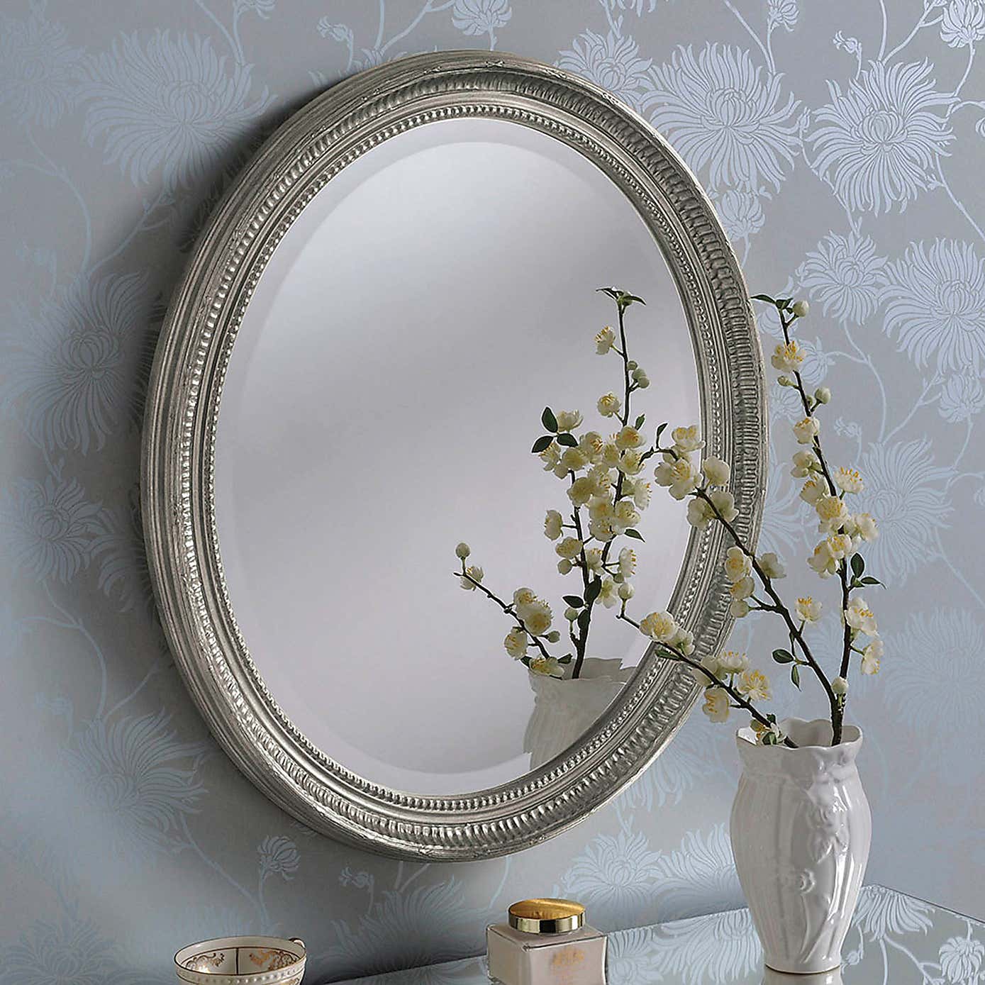 Yearn Ornate Oval Wall Mirror