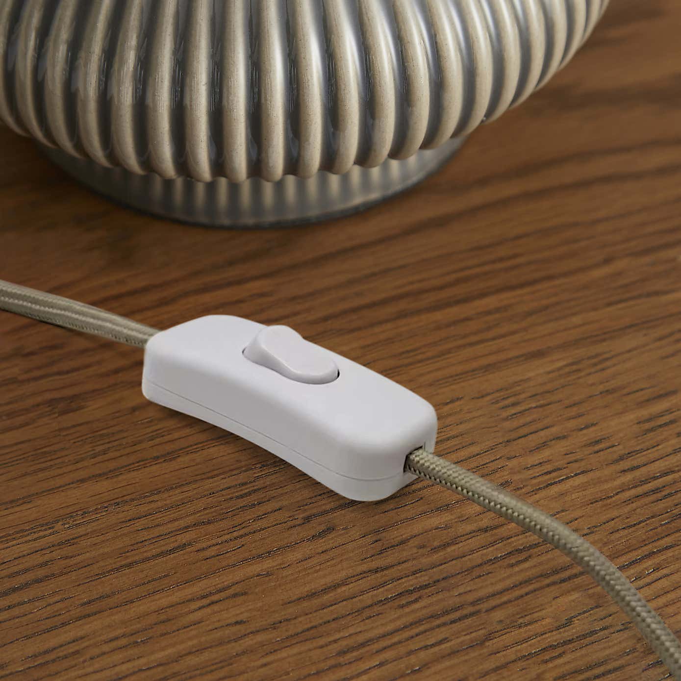 Pippin Ribbed Ceramic Table Lamp