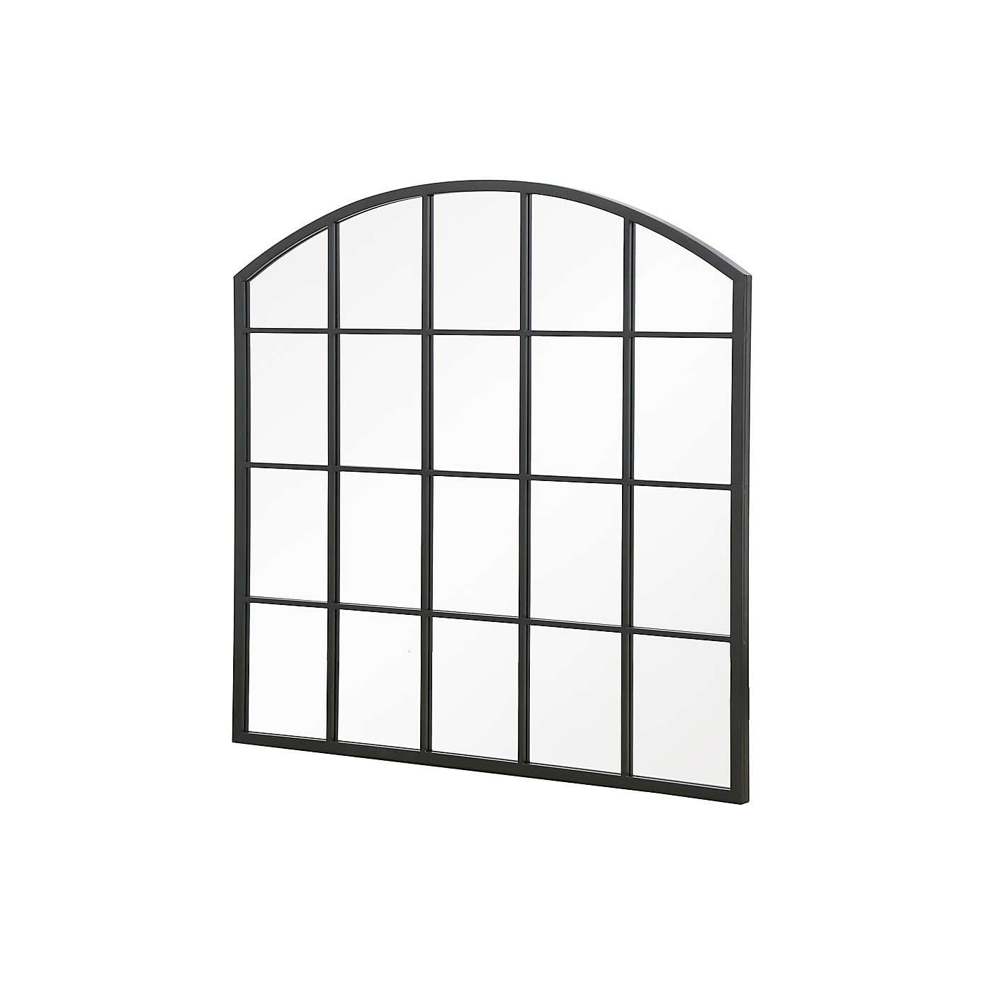 Arcus Arched Window Wide Indoor Outdoor Wall Mirror