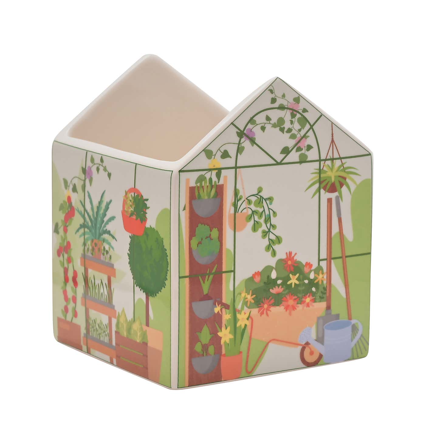 The Cottage Garden Greenhouse Ceramic Plant Pot