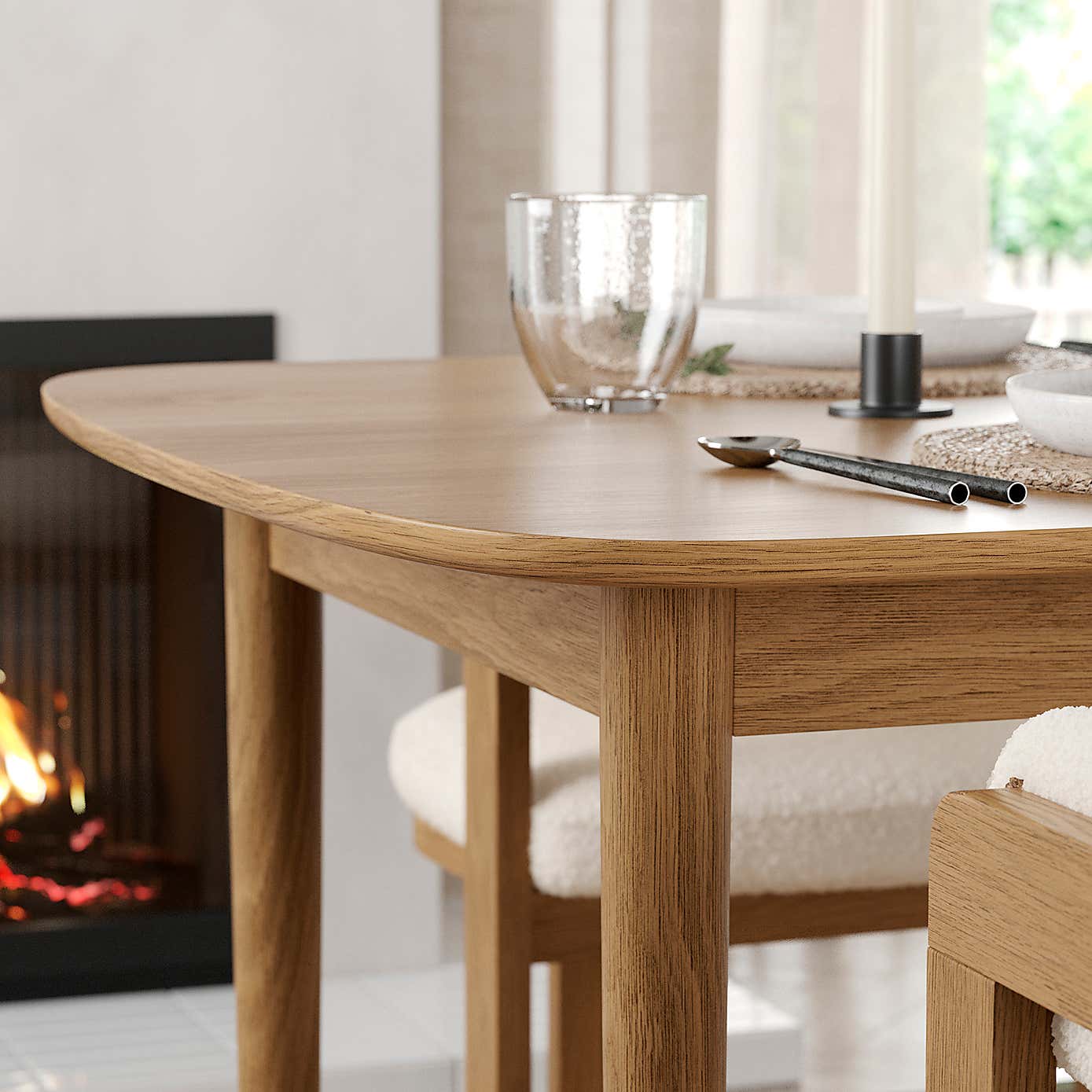 Karla Rectangle Extending Dining Table