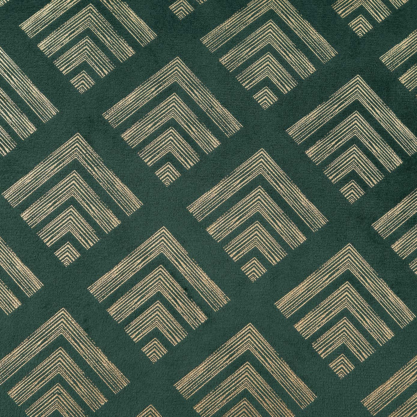 Velvet Geo Foil Navy Cushion Cover