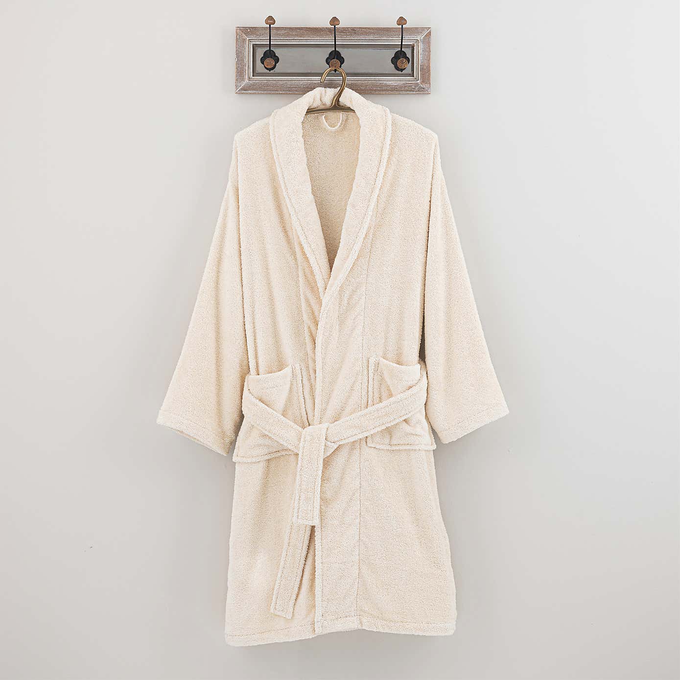 Egyptian Cotton Natural Bath Robe