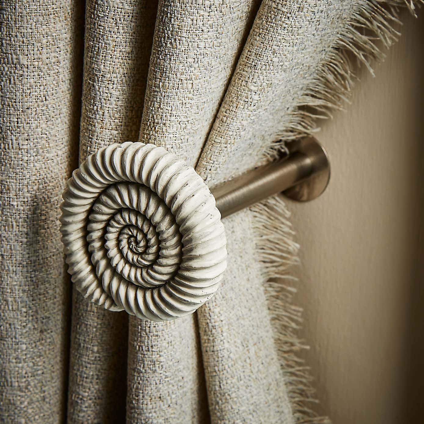 Ammonite Curtain Holdbacks