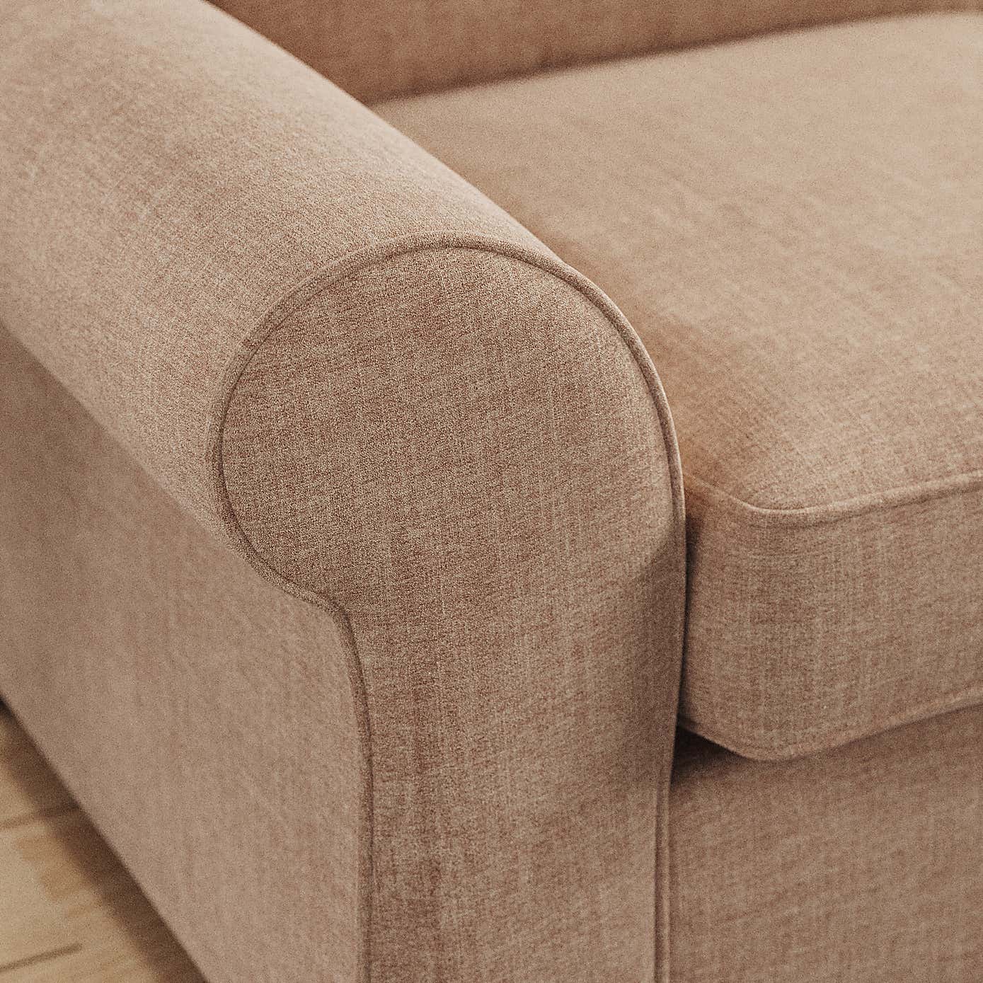 Flori Armchair, Tonal Plush Chenille