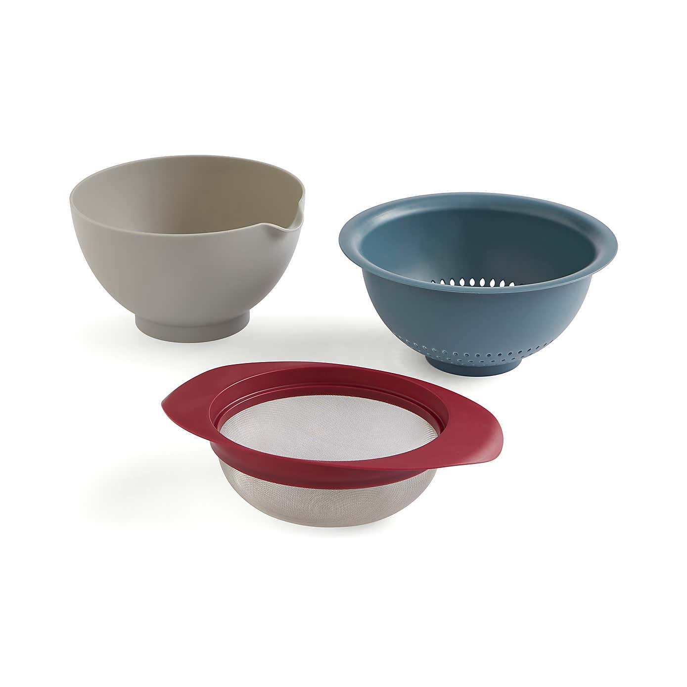 Handy Kitchen Bowl, Collander & Sieve Set