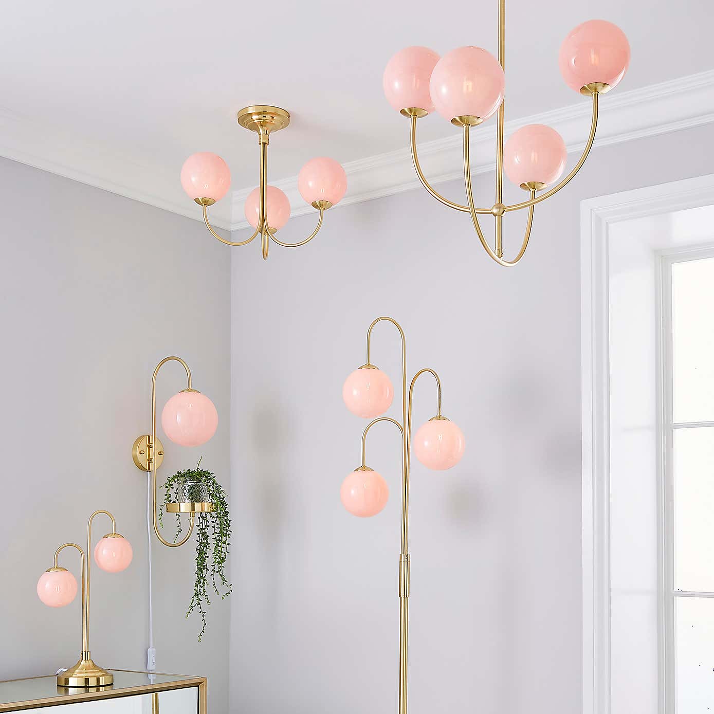 Gigi Easy Fit Plug In Wall Light with Shelf