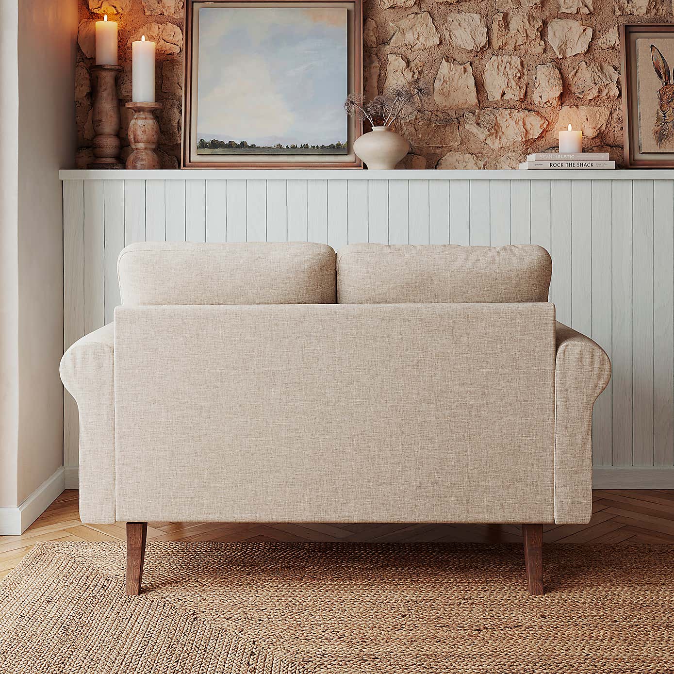Maeve Compact Flatweave 2 Seater Sofa