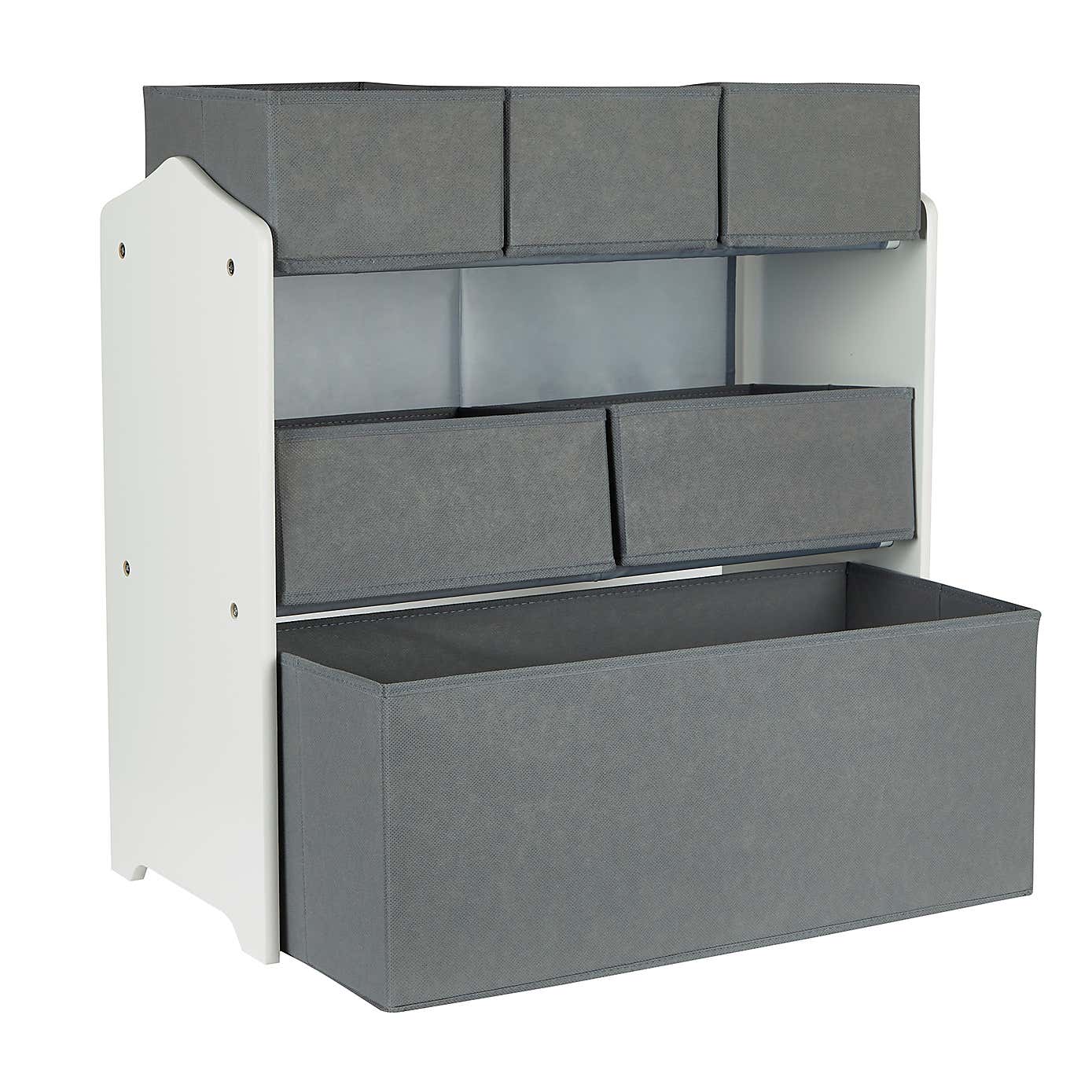 Grey and White Organiser