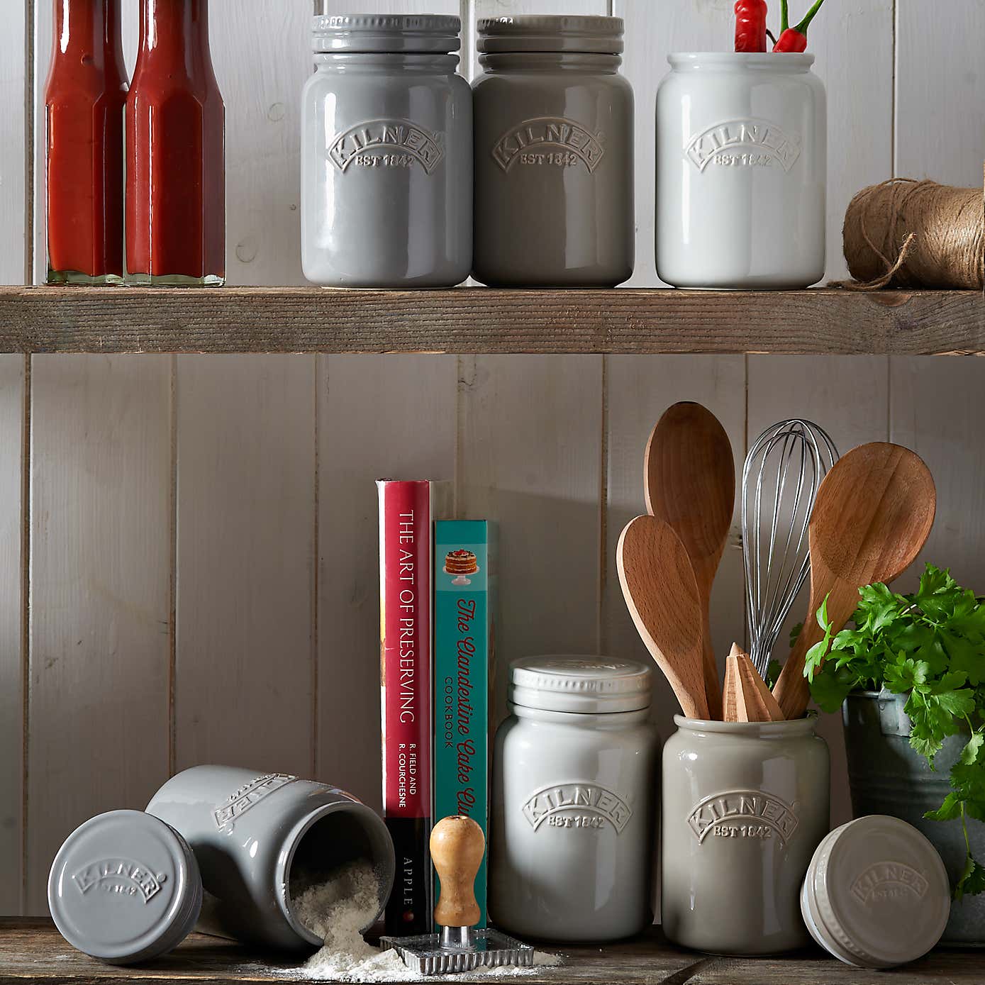 Kilner Ceramic Storage Jar, 600ml