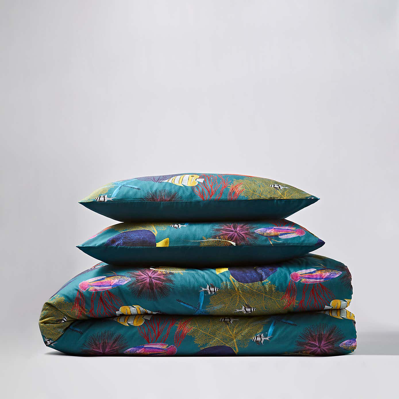 Reef 100% Cotton Duvet Cover & Pillowcase Set