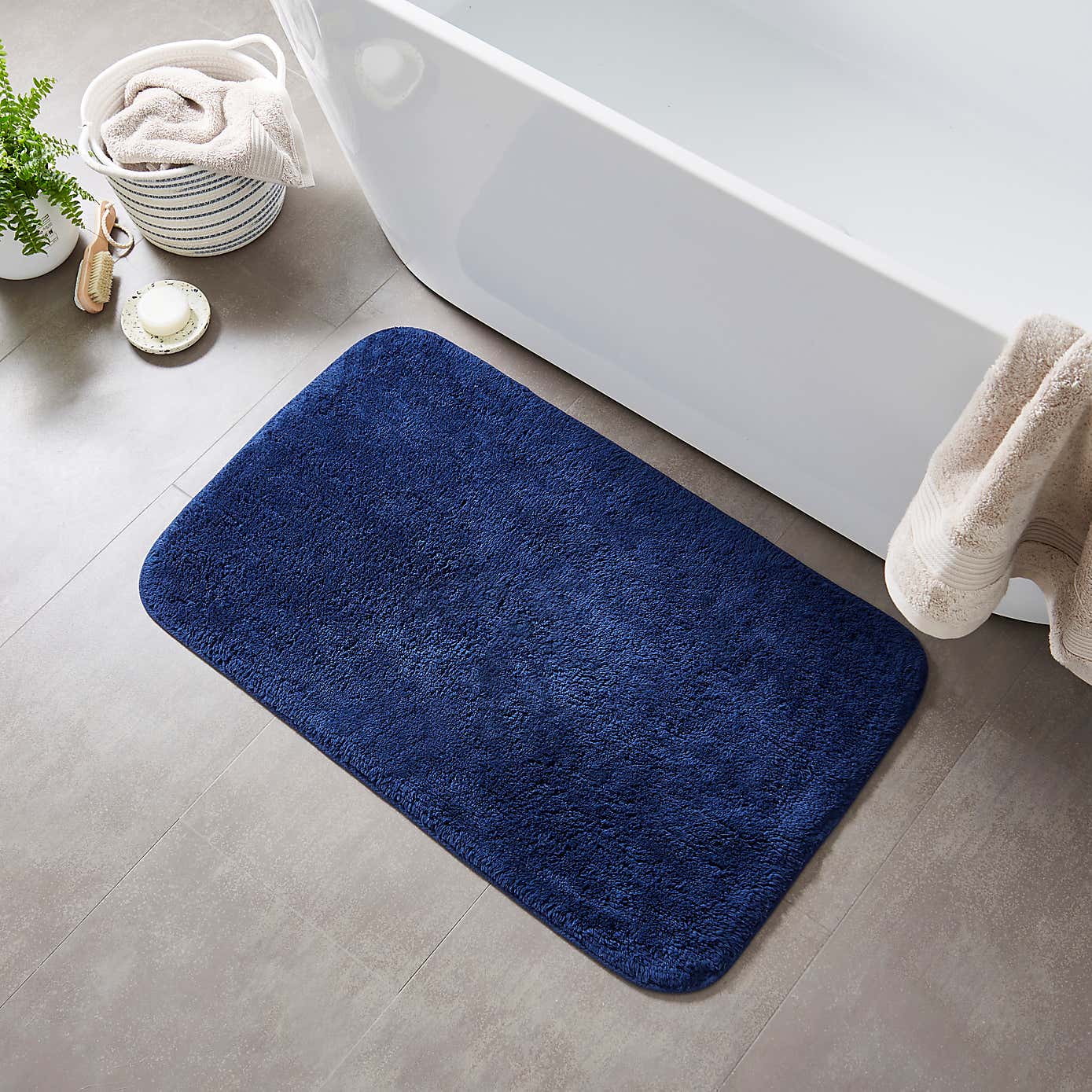 Cotton Anti-Slip Bath Mat