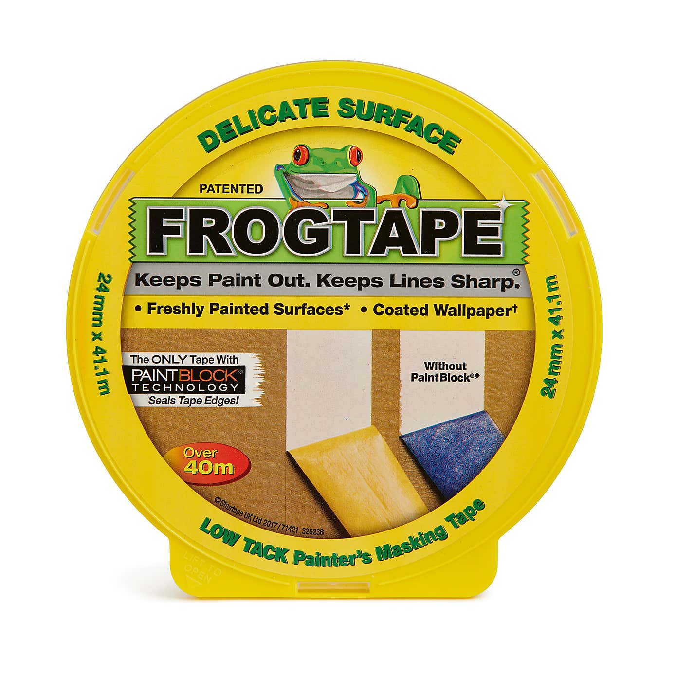 FrogTape Yellow Delicate Surface Masking Tape