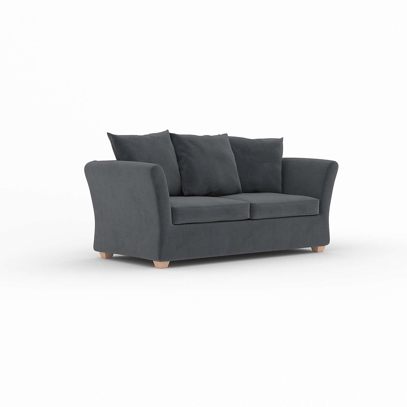 Emmett Velvet 2 Seater Double Sofa Bed