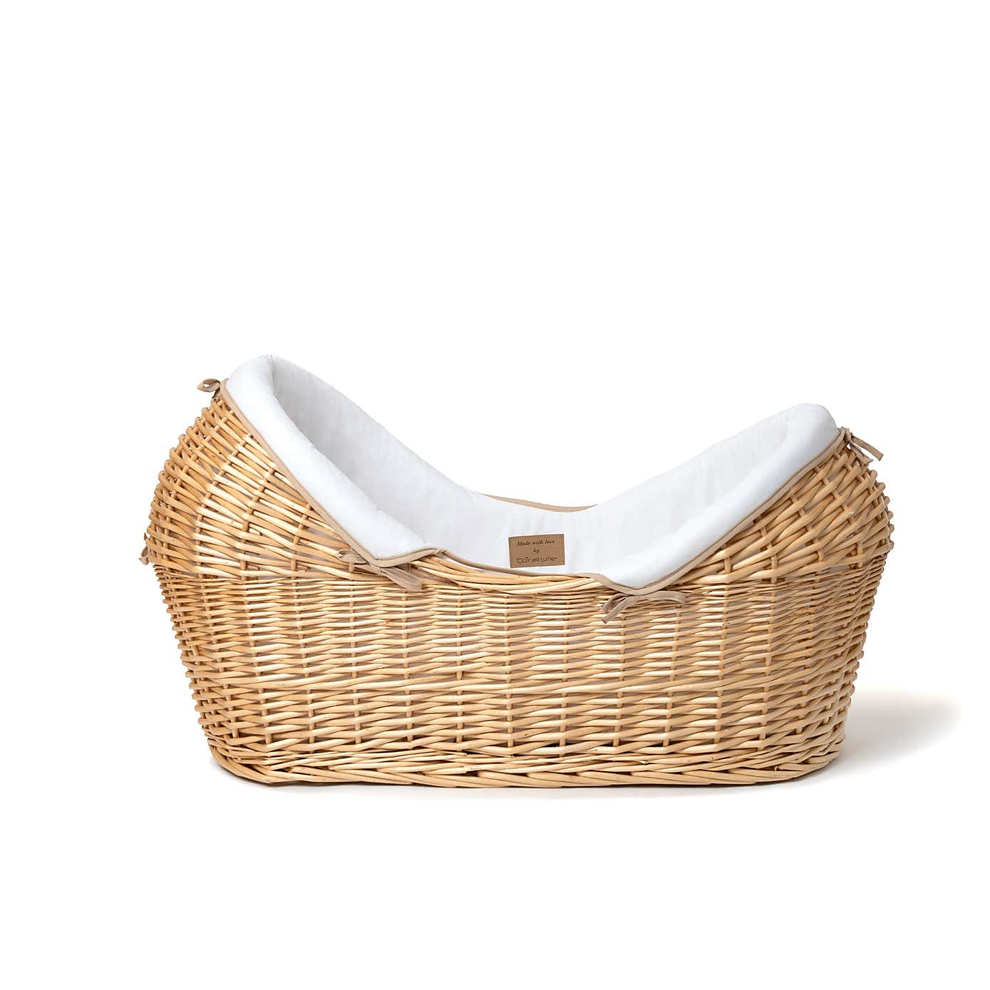 Clair de Lune Organic Noah Pod With Natural Rocking Stand