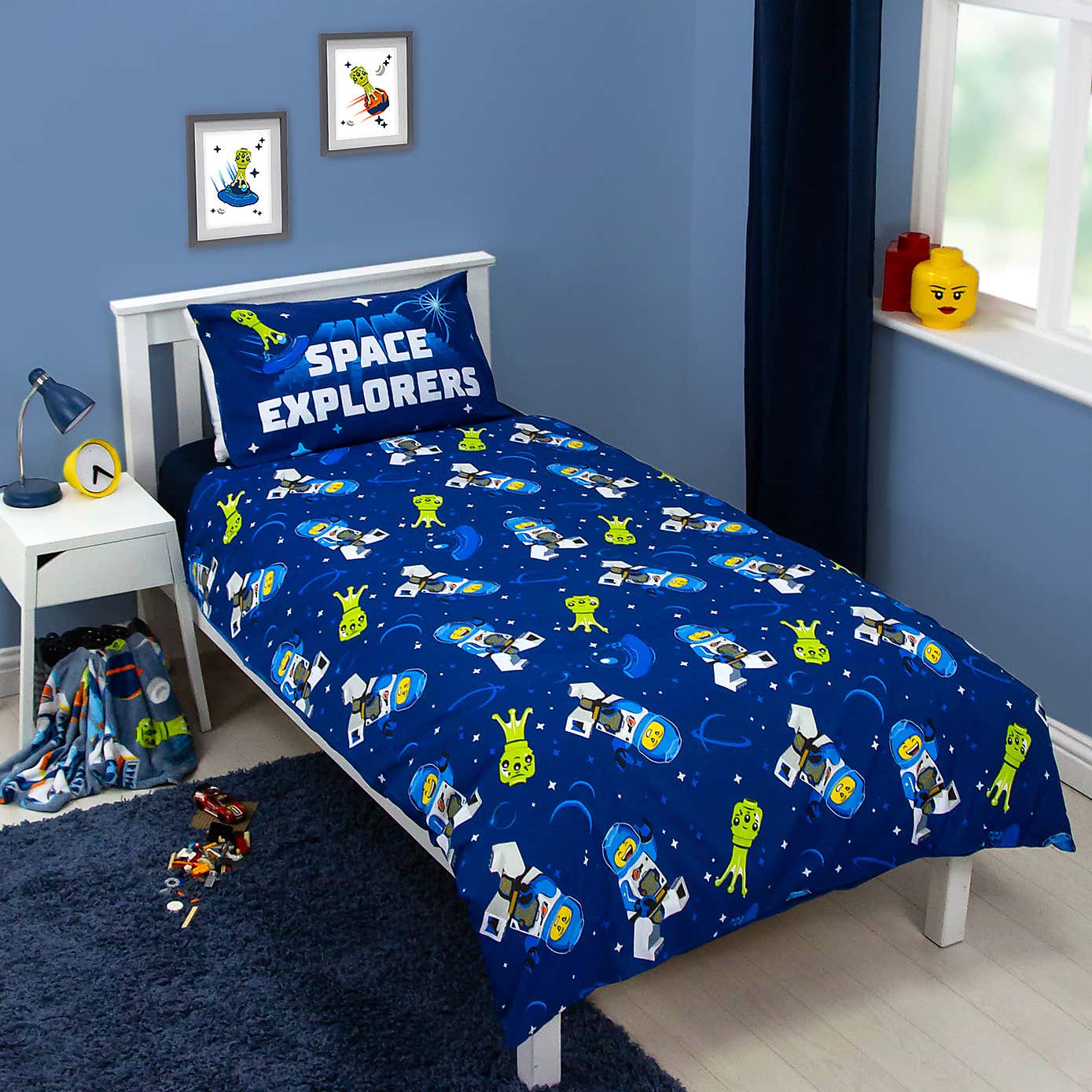 Lego City Single Duvet Cover and Pillowcase Set