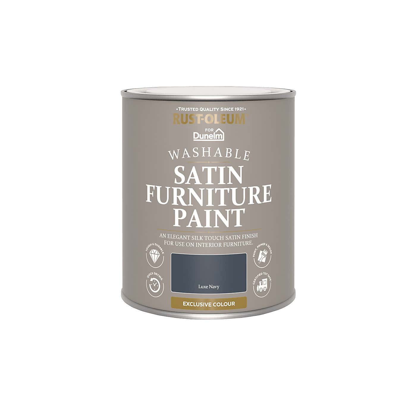 Luxe Navy Satin 750ml Furniture Paint