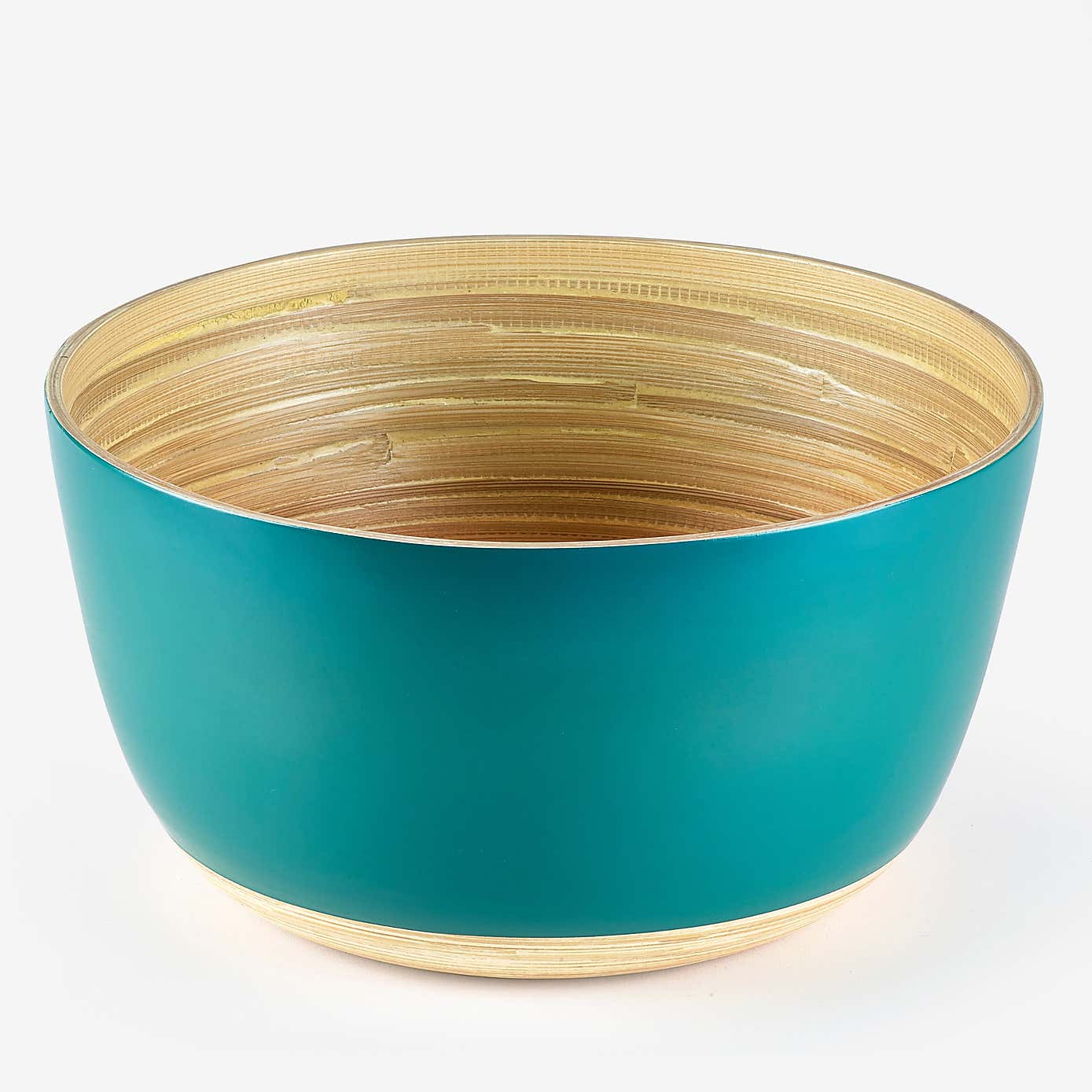 Sur La Table Colour Me Happy Round Bamboo Salad Bowl