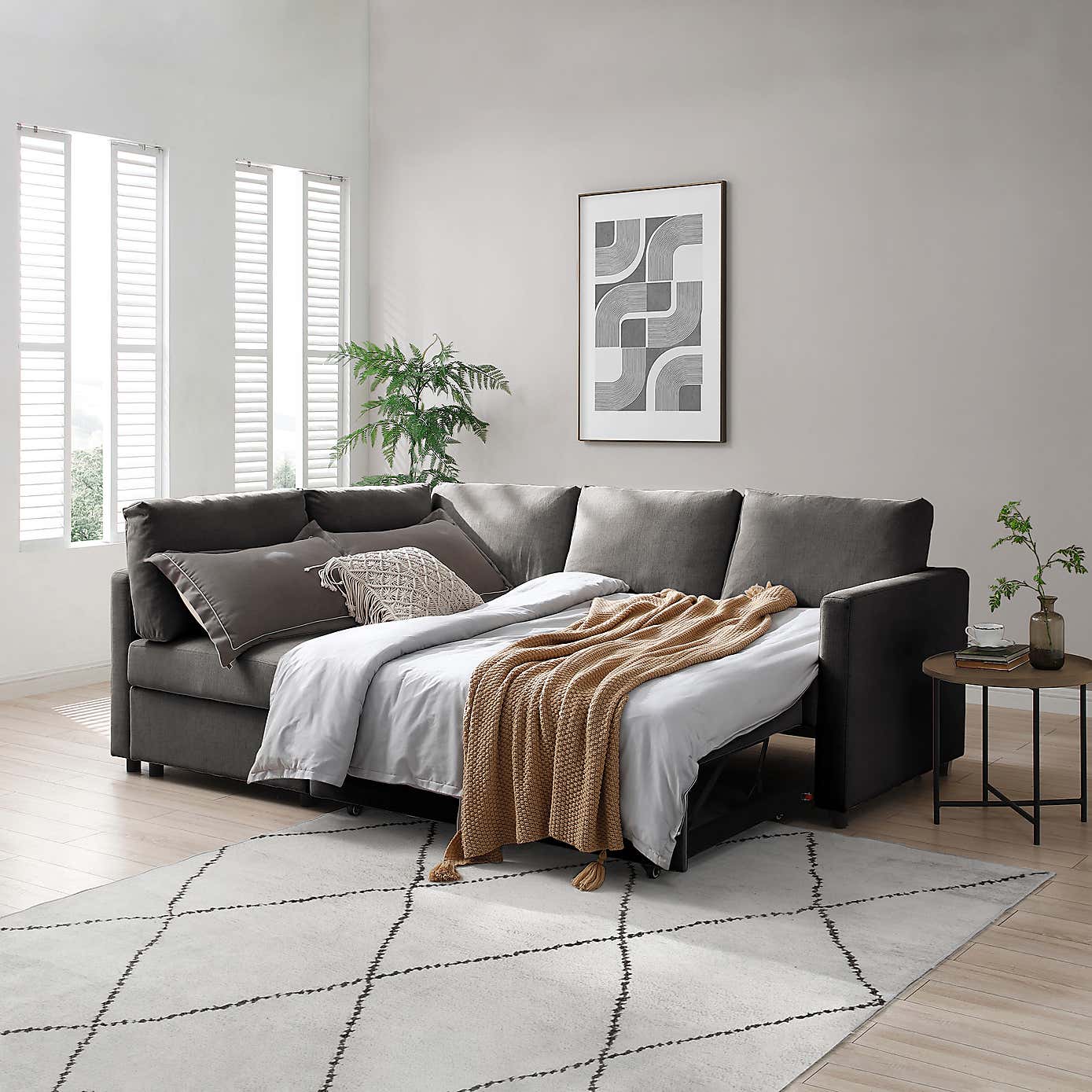 Miller Corner Double Sofa Bed