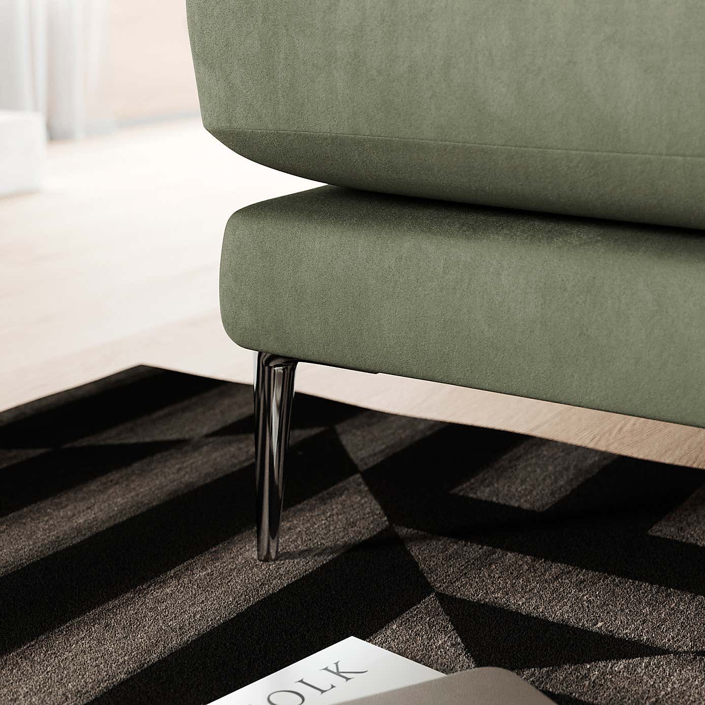 Matte Plush Velvet Fabric Sample