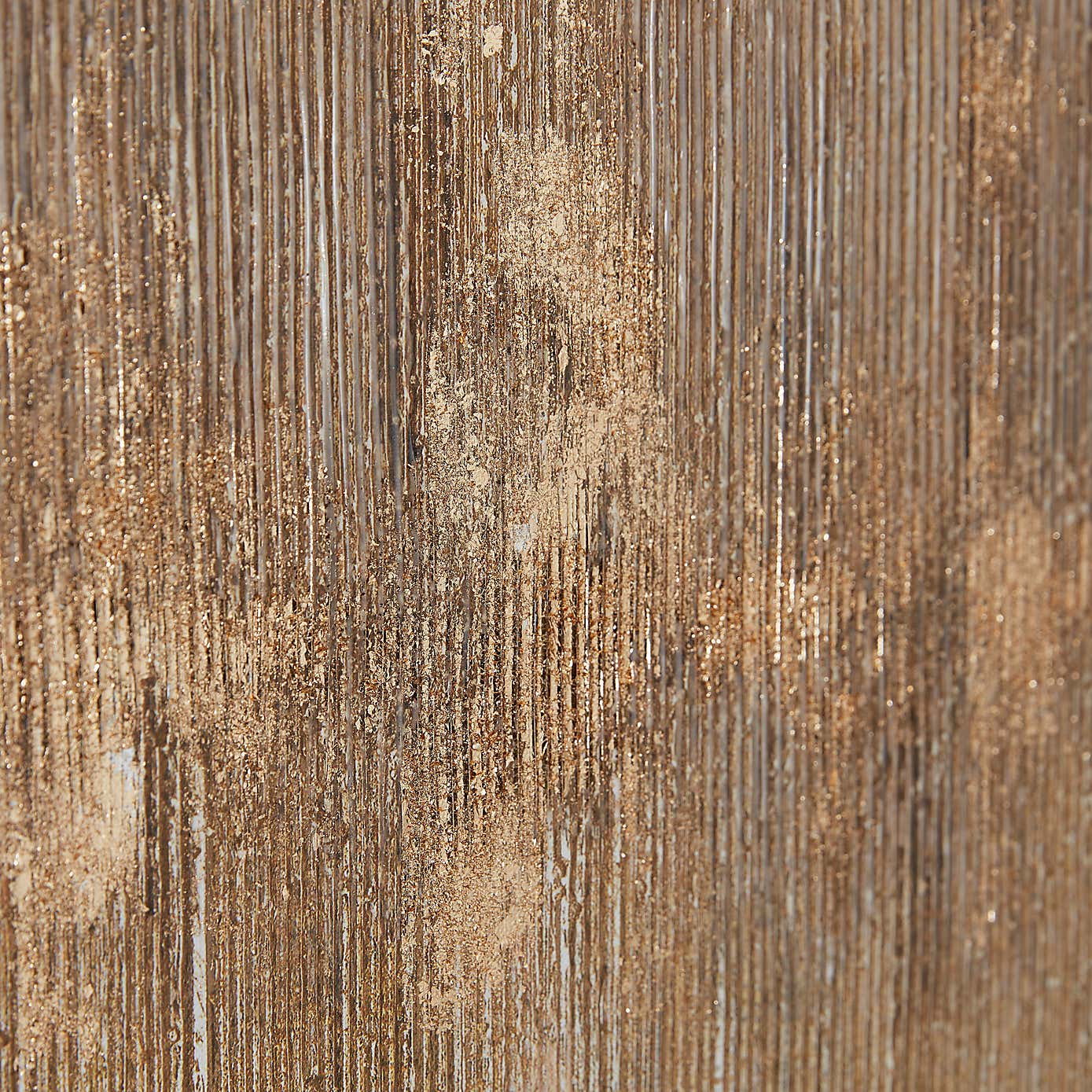 Set of 3 Gold Foil Panel Canvases 40x80cm