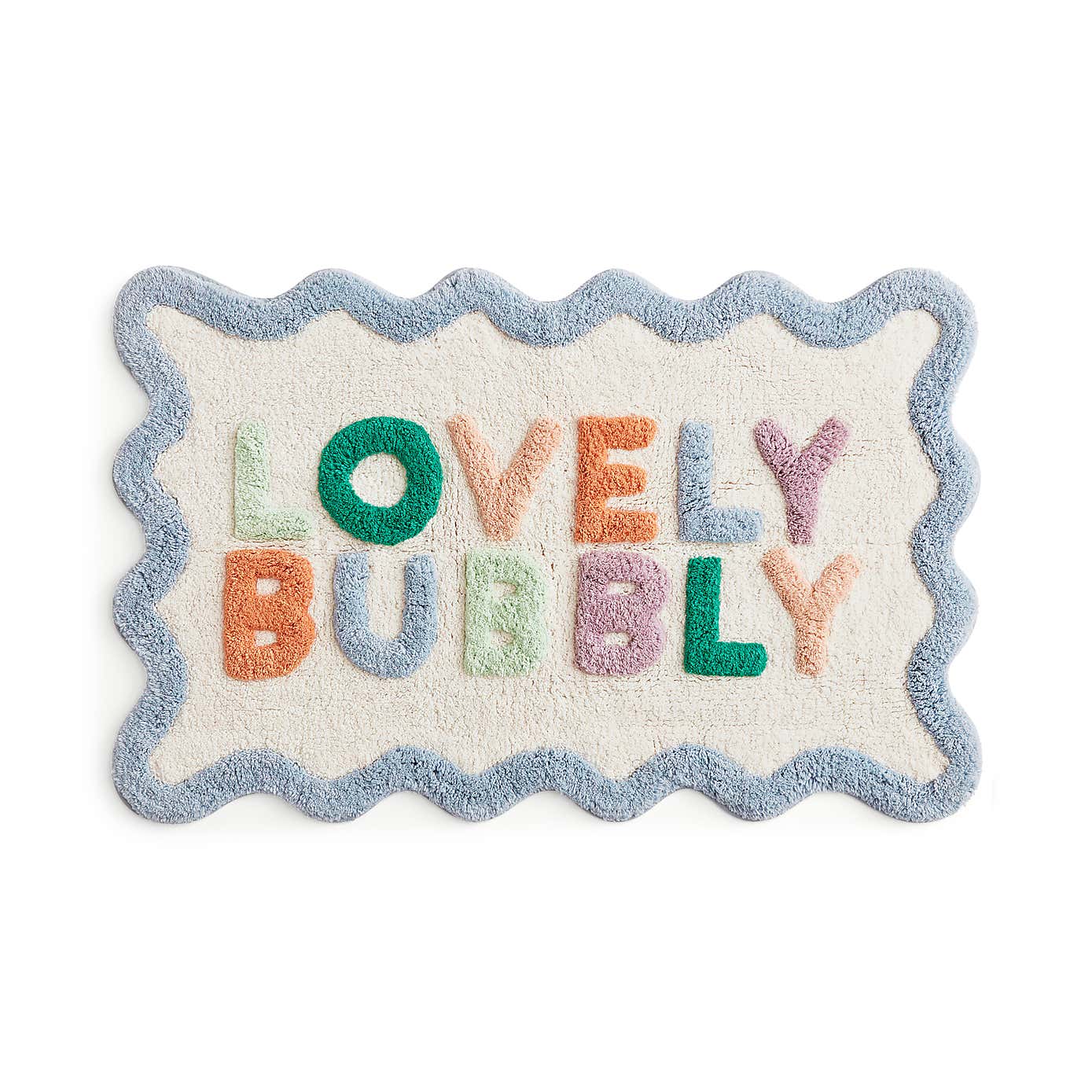 Lovely Bubbly Cotton Bath Mat