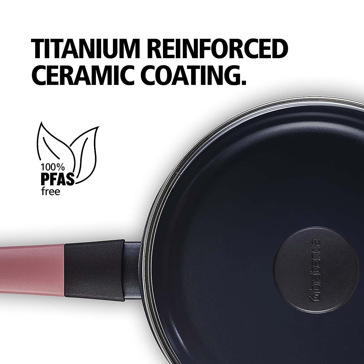 Brabantia Non-Stick Aluminium Skillet Pan, 24cm